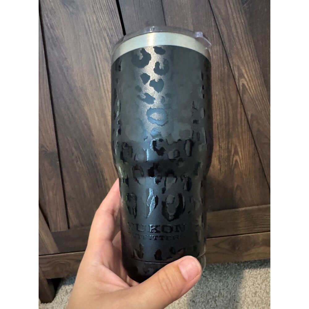 Black Leopard Tumbler